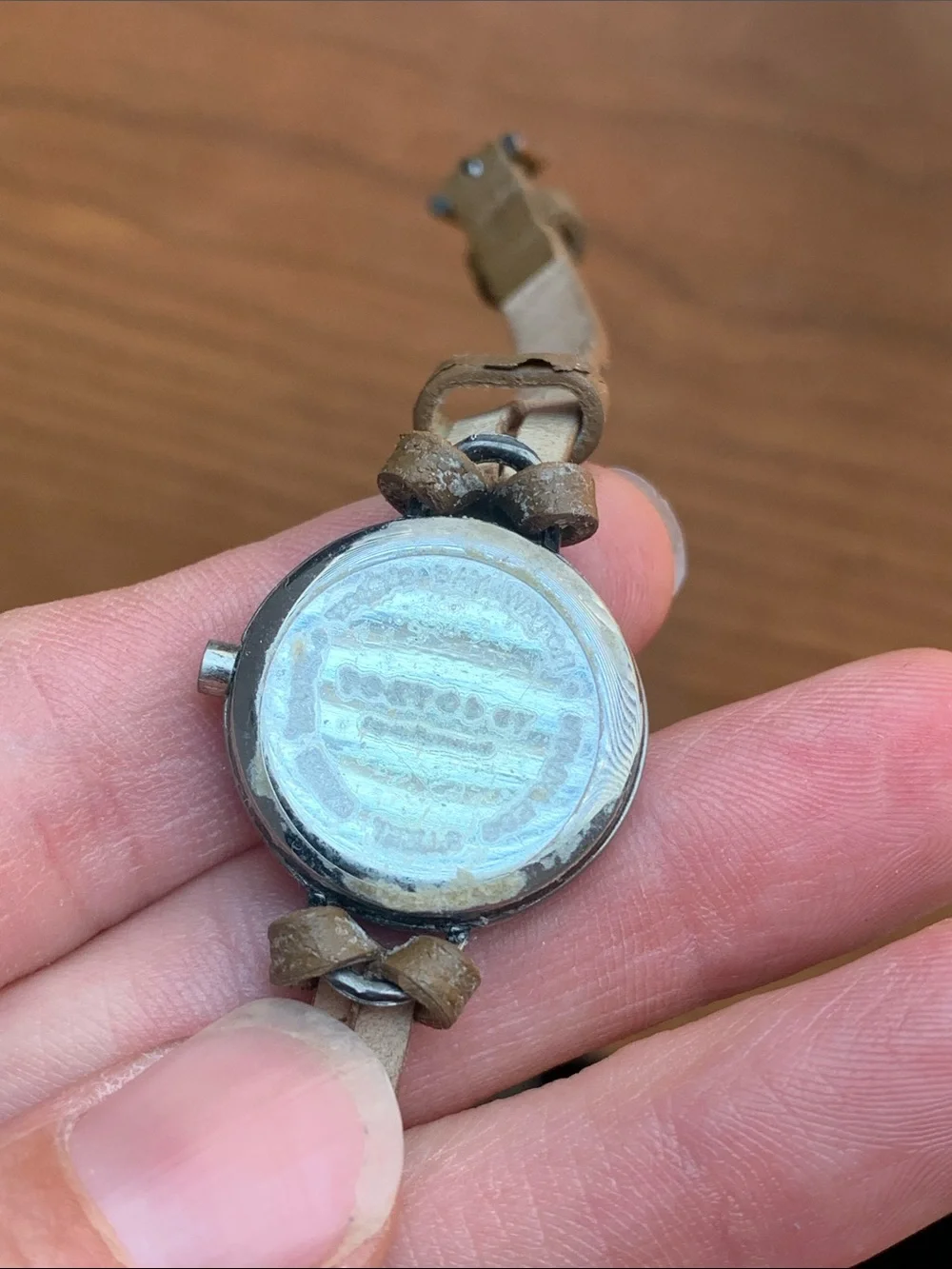 Vintage Tokyo Bay Brown Thin Skinny Watch
